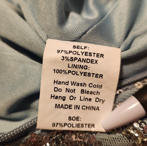 Windsor Carter Sequin Scroll A-line Formal Dress - Picture 15 of 15